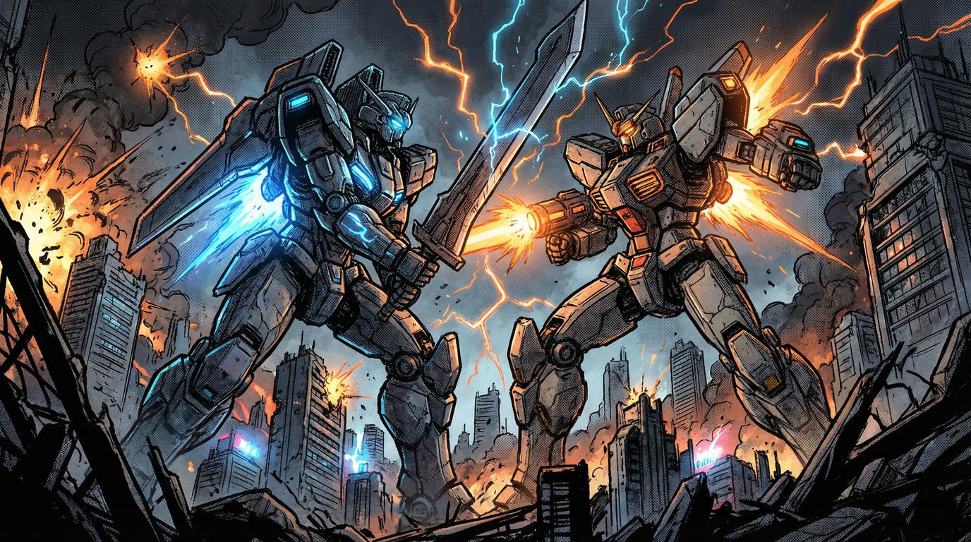 人兽动漫-机甲风暴